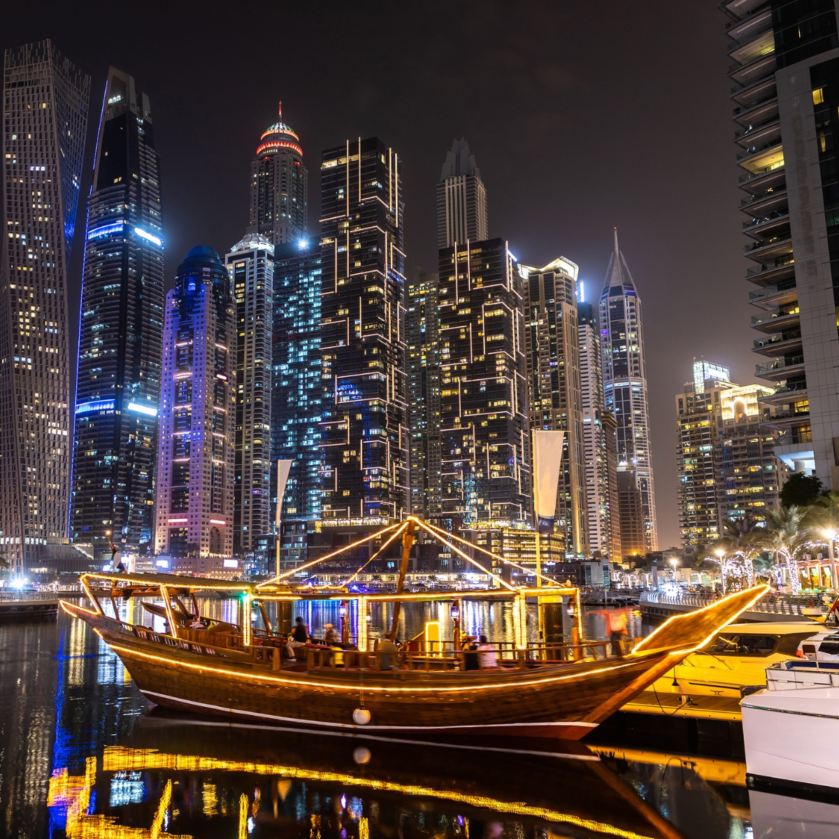 Dinner on a Dhow at Dubai Marina