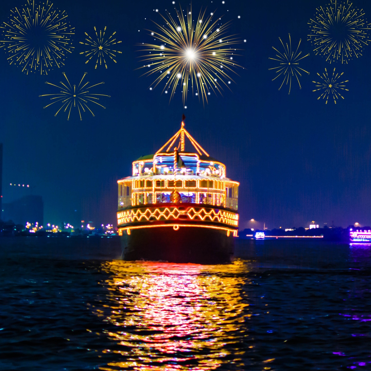 New Year’s Eve Cruise with Fireworks Views